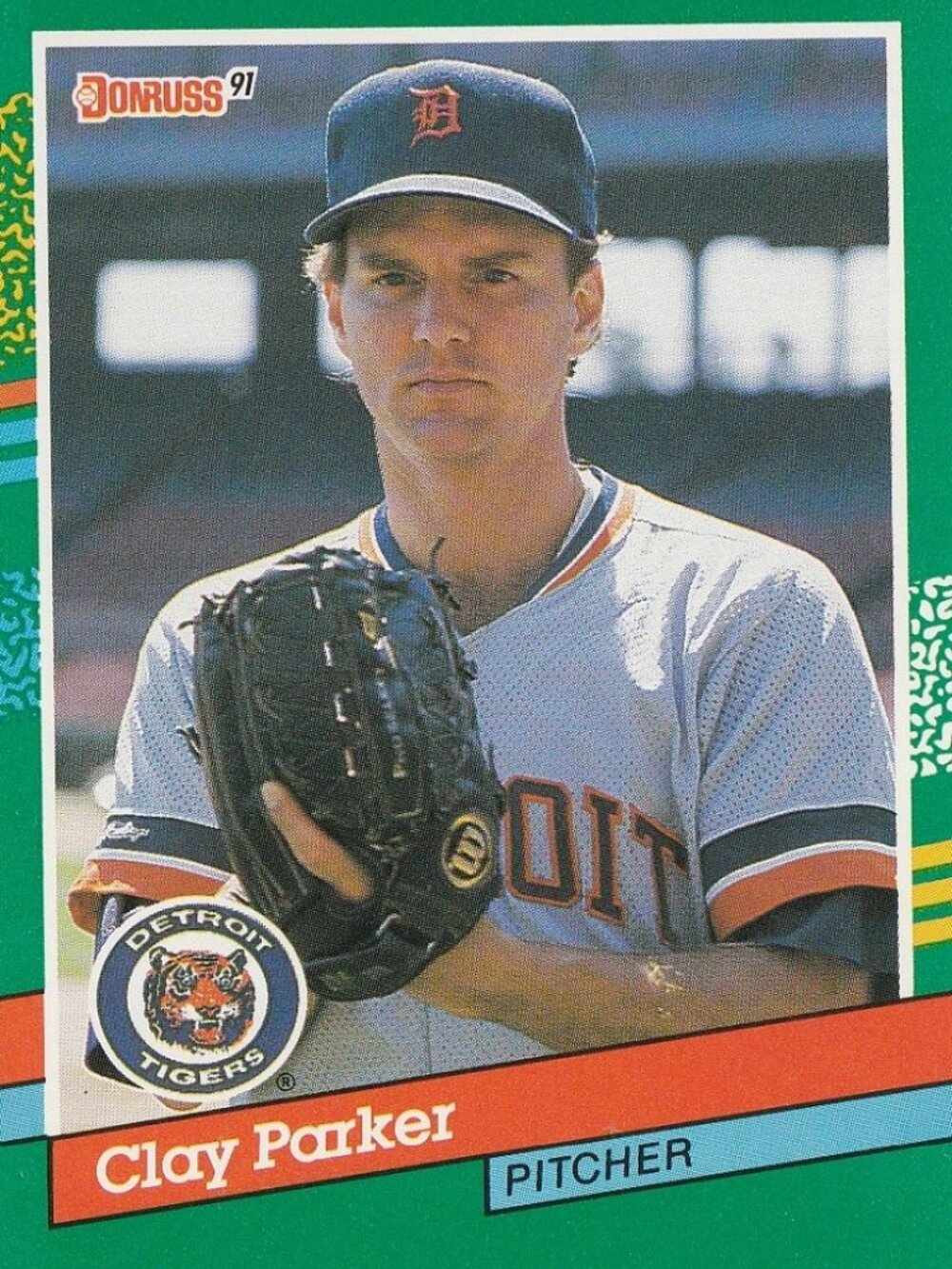 Clay Parker - Donruss 91 Baseball Card